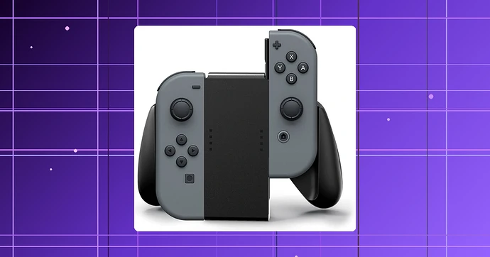 Suporte Confortável PowerA Joy Con para Controles de Nintendo Switch Preto
