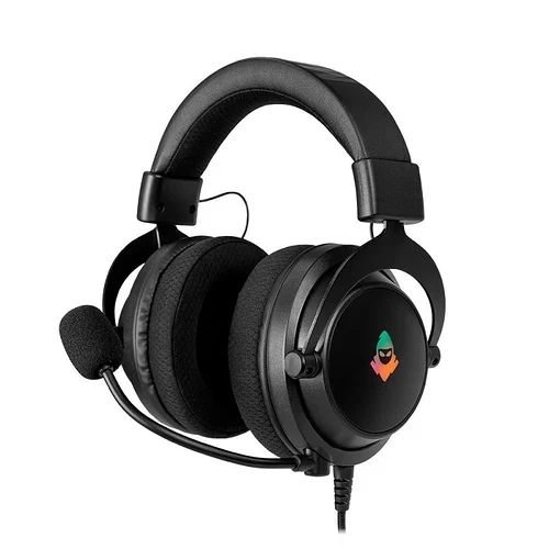 Headset Gamer Mancer Aura RGB Drivers 50mm Preto