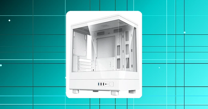 Gabinete Gamer Aigo Darkflash DB330M Mid-Tower Lateral de Vidro Branco DB330M-WH